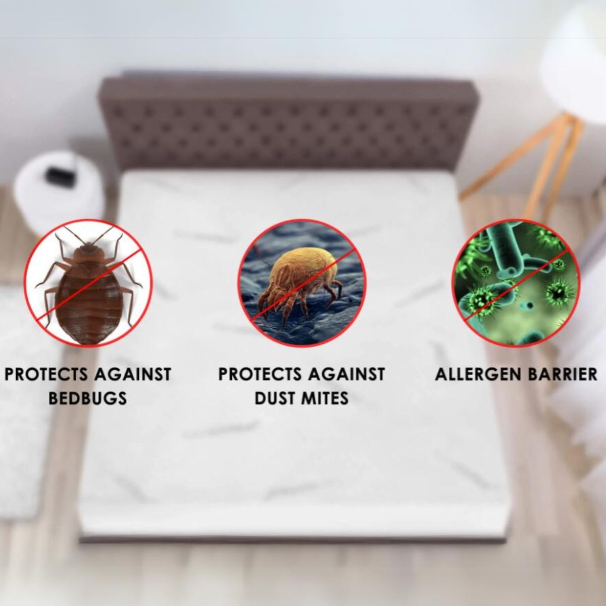 Protector de Colchón Impermeable CoolMAX