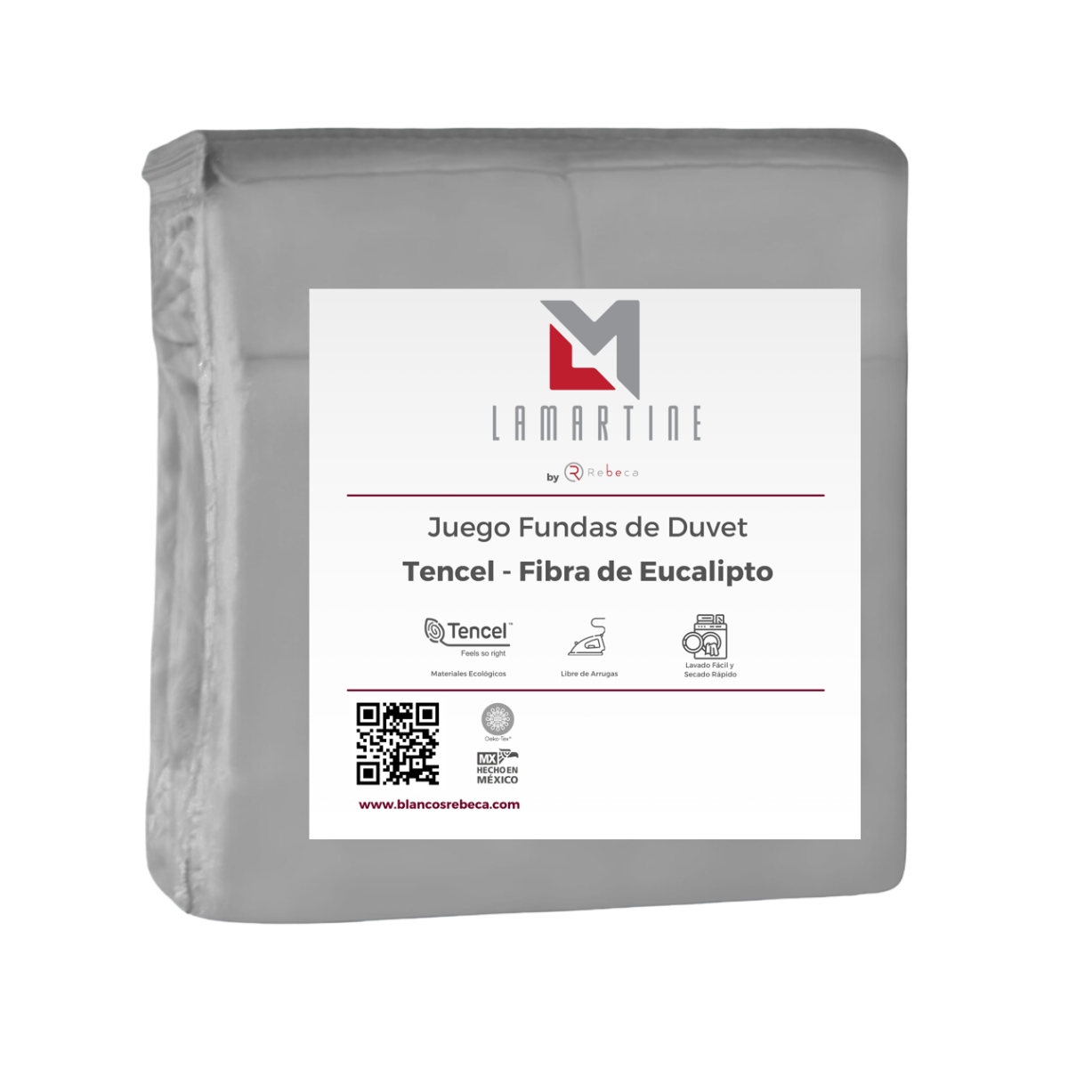 Juego de Fundas de Duvet Tencel - Fibra de Eucalipto Ultra-fresco y Ultra-suave - Tamaño y Color a Elegir