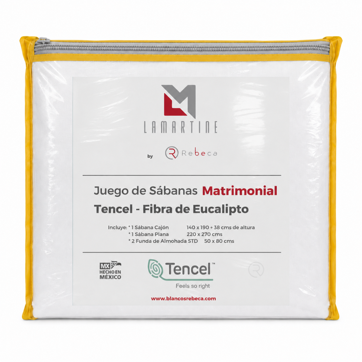 Juego de Sábanas Tencel - Fibra de Eucalipto Ultra-fresco y Ultra-suave - Tamaño y Color a Elegir