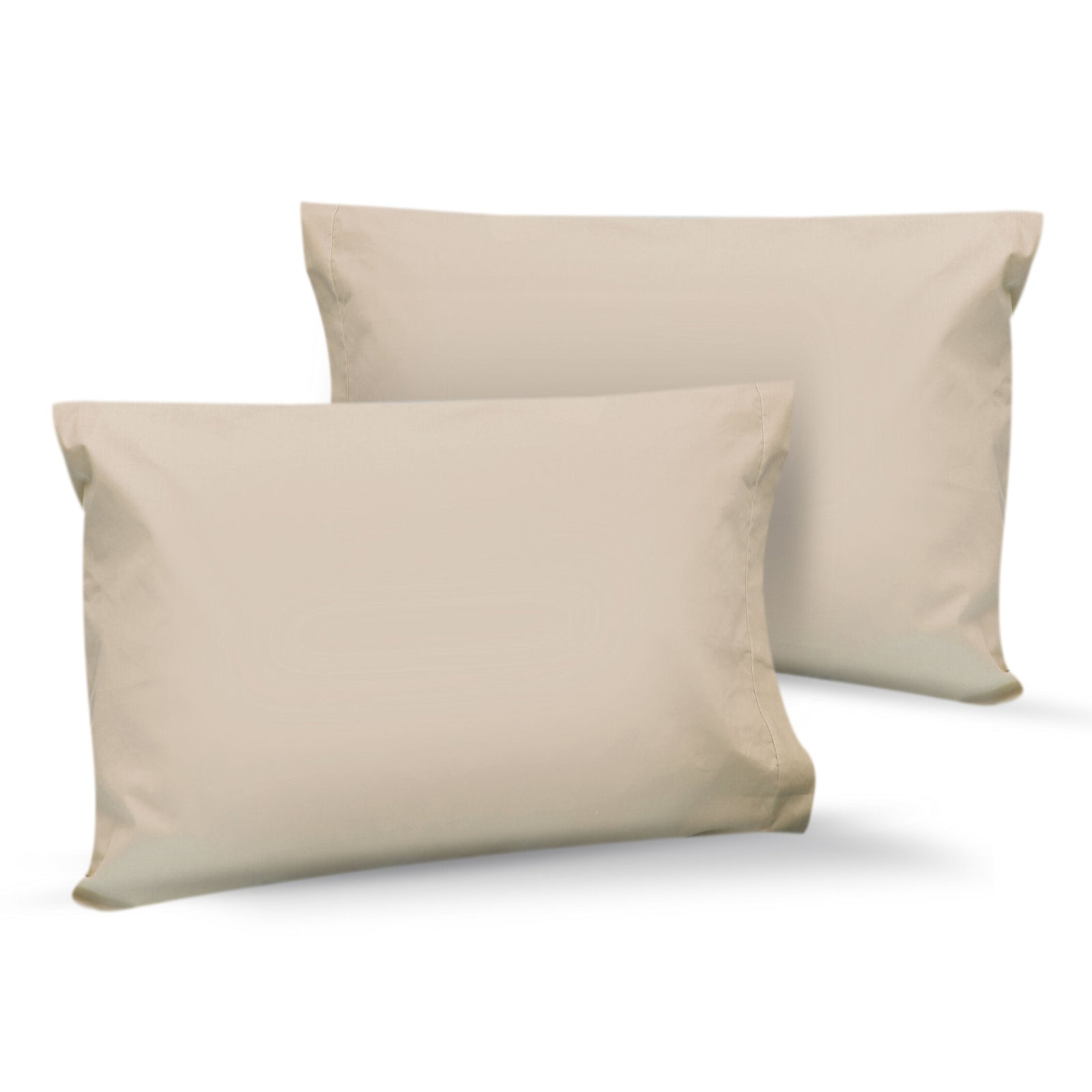 Par de Fundas de Almohada Confort Percal 300 Tamaño Estándar - Color a Elegir
