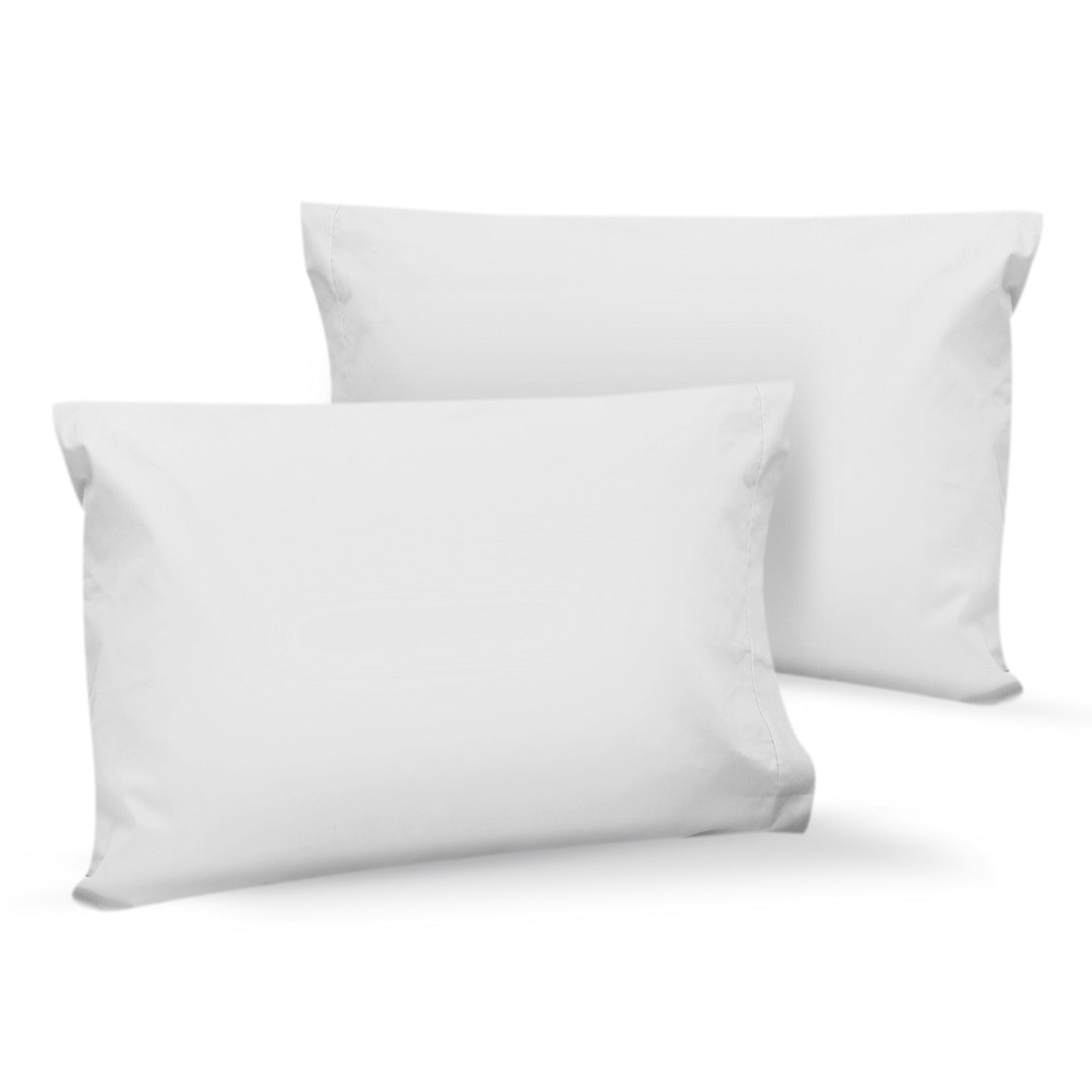 Par de Fundas de Almohada Confort Percal 300 Tamaño Estándar - Color a Elegir
