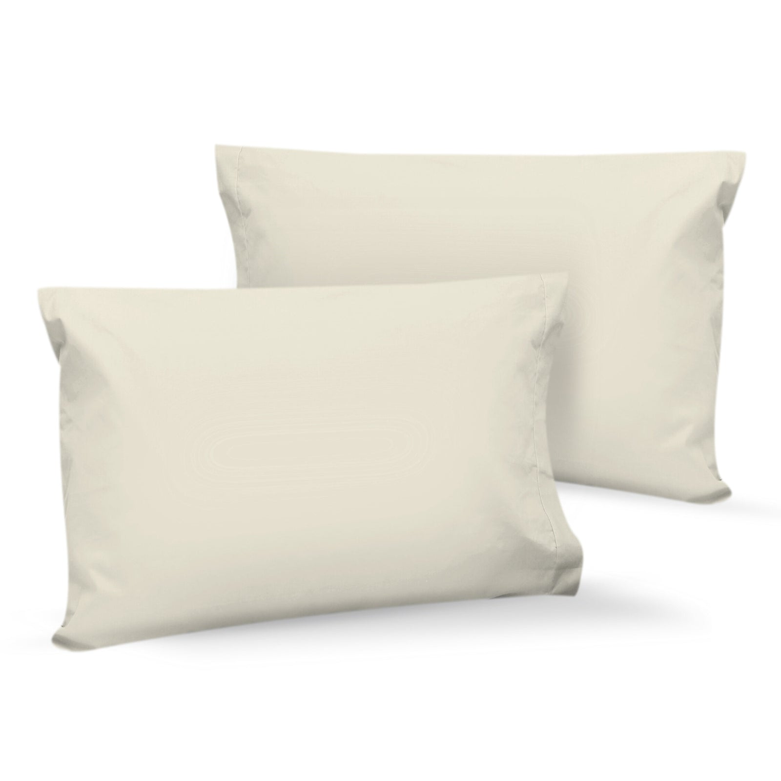 Par de Fundas de Almohada Confort Percal 300 Tamaño Estándar - Color a Elegir