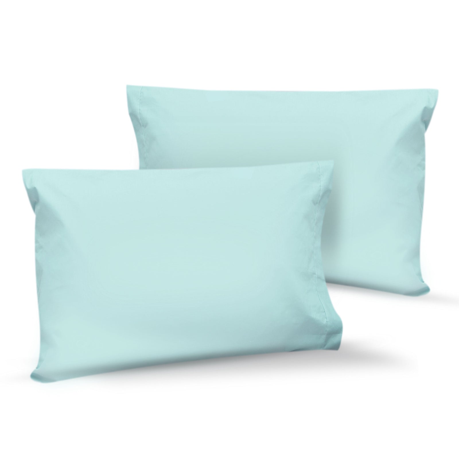 Par de Fundas de Almohada Confort Percal 300 Tamaño Estándar - Color a Elegir