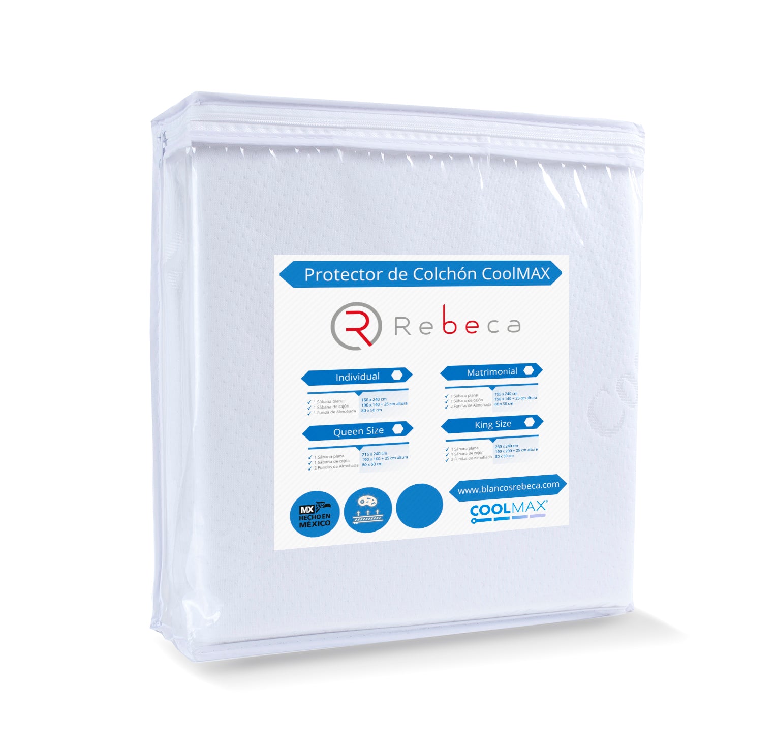 Protector de Colchón Impermeable CoolMAX