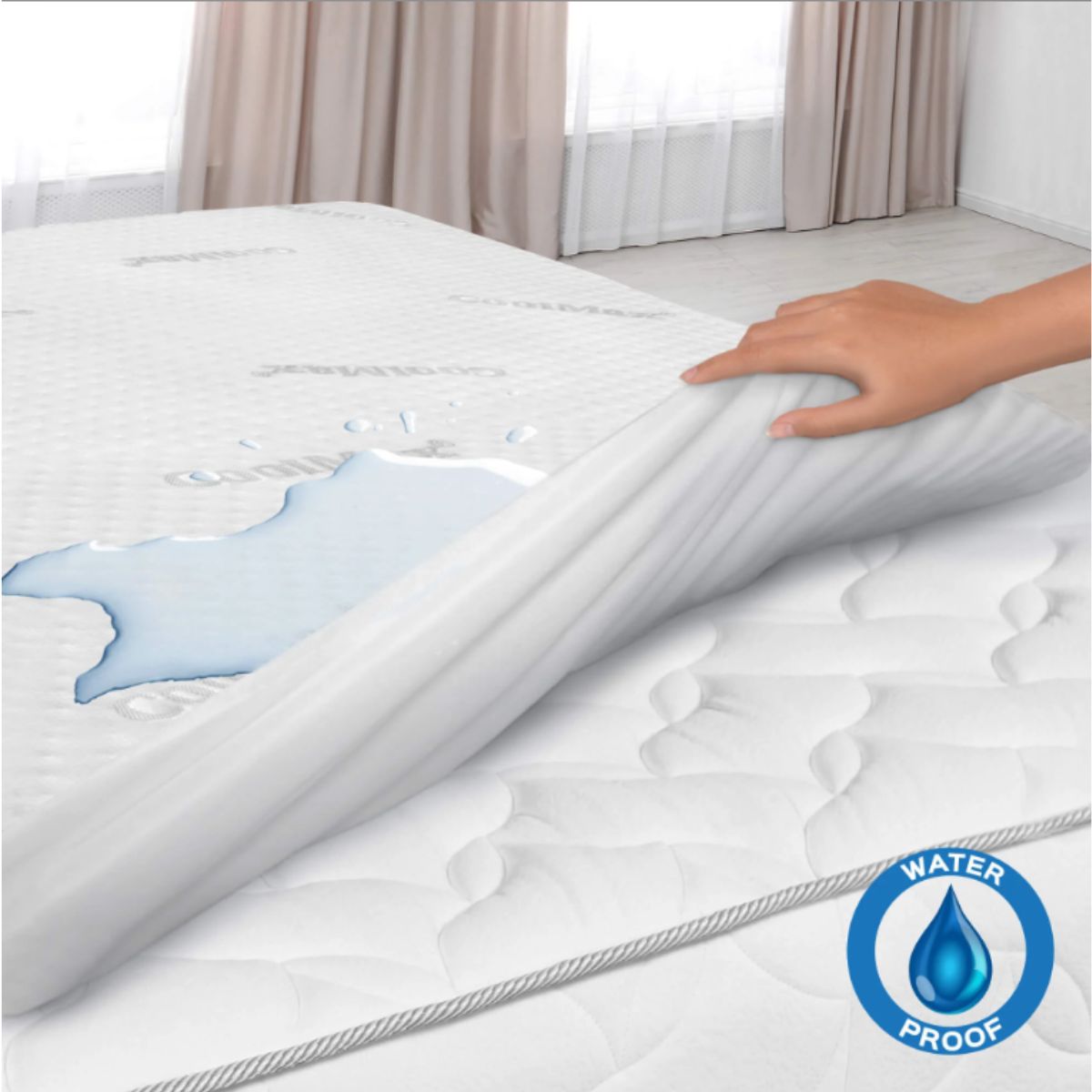 Protector de Colchón Impermeable CoolMAX