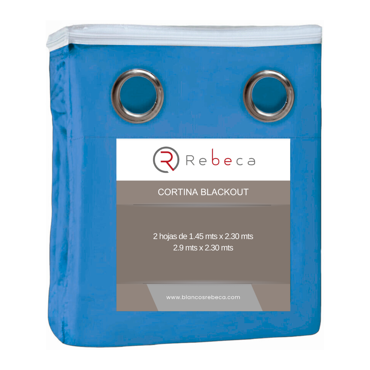 Cortina Blackout Rebeca - 2 Paneles -  2 Tamaños disponibles