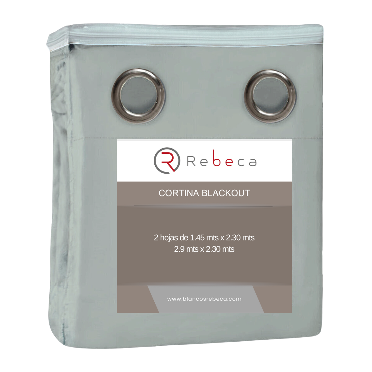 Cortina Blackout Rebeca - 2 Paneles -  2 Tamaños disponibles