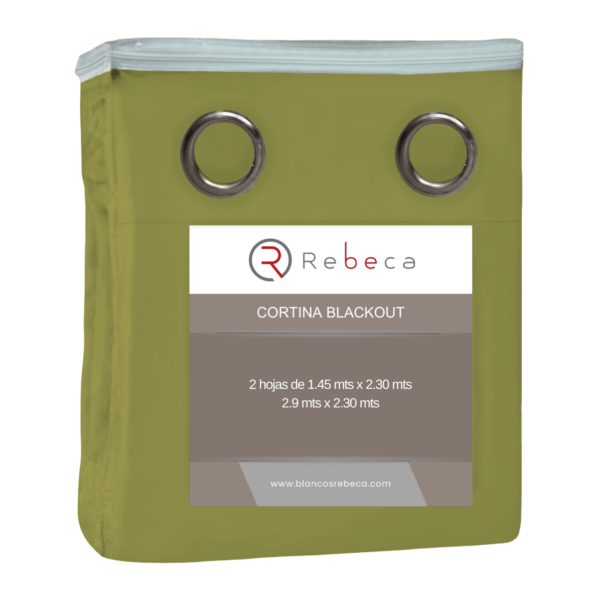 Cortina Blackout Rebeca - 2 Paneles -  2 Tamaños disponibles