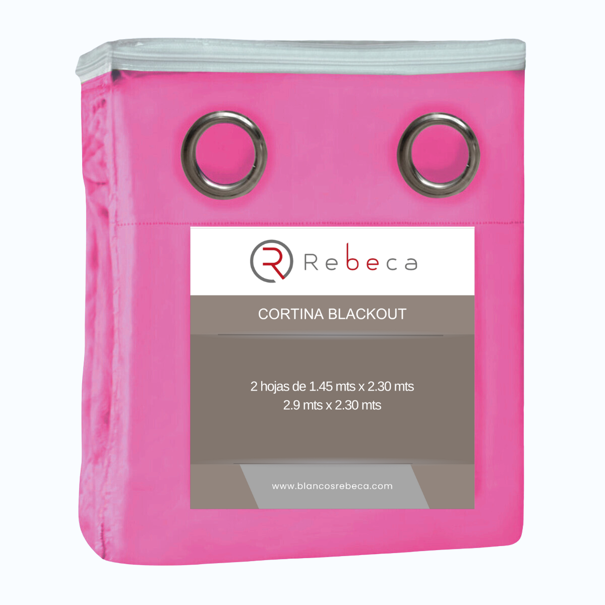 Cortina Blackout Rebeca - 2 Paneles -  2 Tamaños disponibles