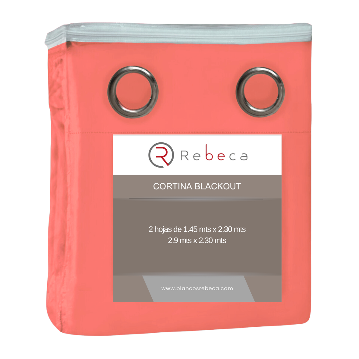 Cortina Blackout Rebeca - 2 Paneles -  2 Tamaños disponibles