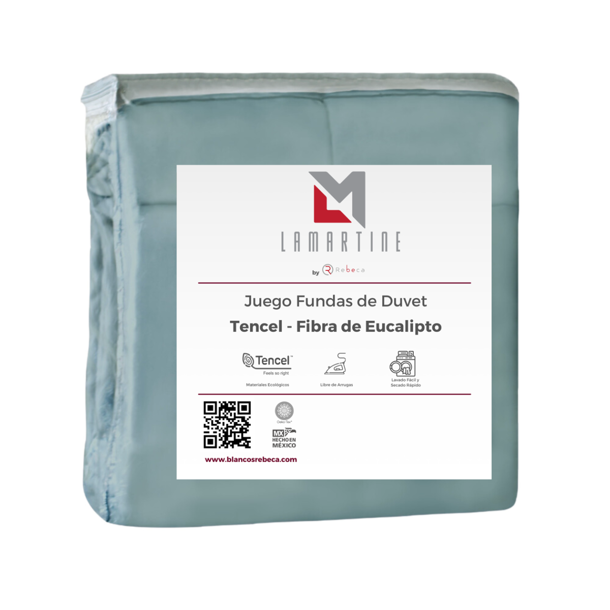 Juego de Fundas de Duvet Tencel - Fibra de Eucalipto Ultra-fresco y Ultra-suave - Tamaño y Color a Elegir