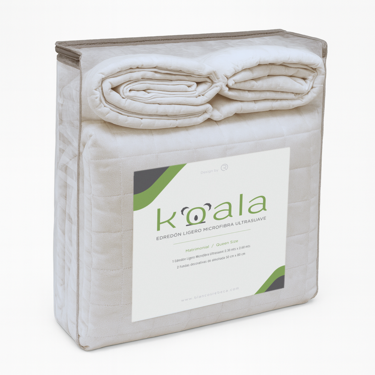 EDREDON LIGERO KOALA  -TAMAÑO Y COLOR A ELEGIR