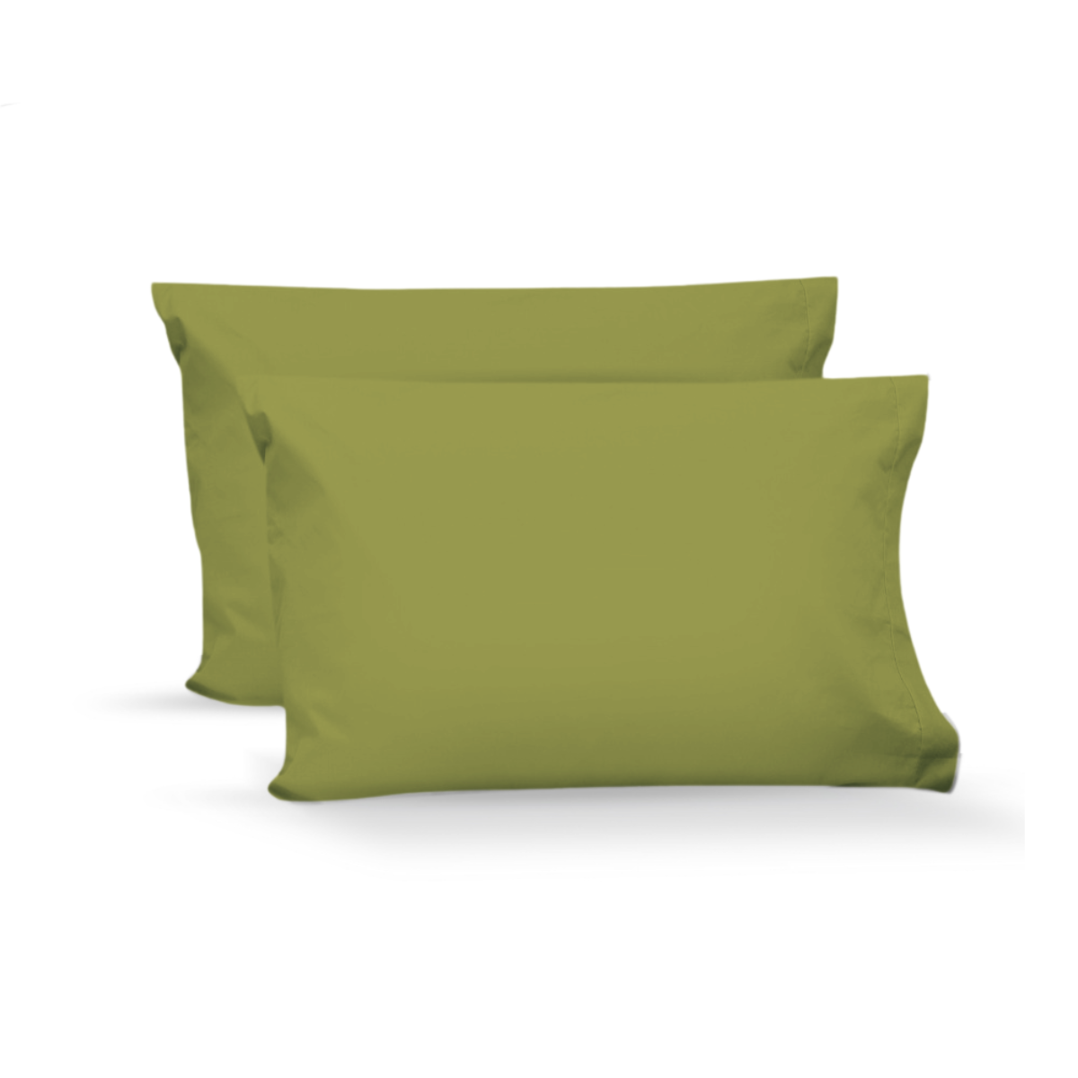 Par de Fundas De Almohada Estándar 200 -15 Colores A Elegir