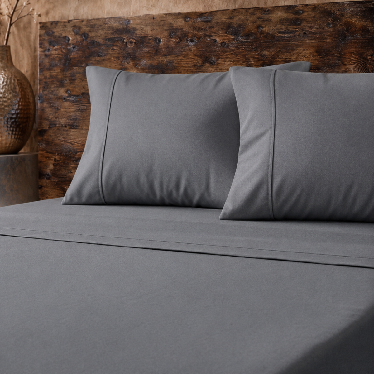 Par de Fundas de Almohada Koala Tamaño King Size -Color a Elegir