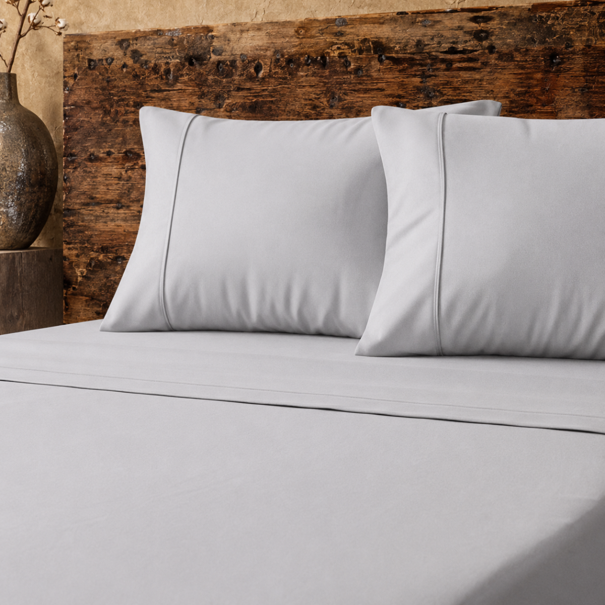 Par de Fundas de Almohada Koala Tamaño King Size -Color a Elegir