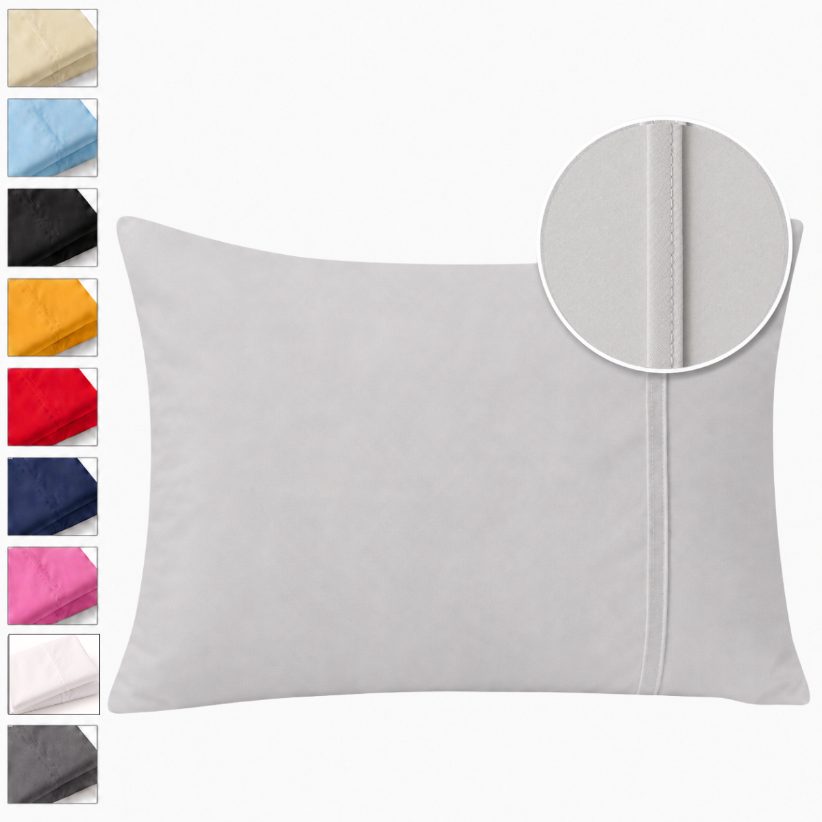 Par de Fundas de Almohada Koala Tamaño Estándar -Color a Elegir