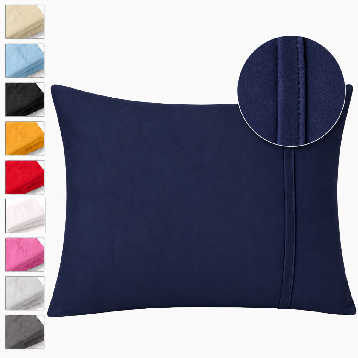 Par de Fundas de Almohada Koala Tamaño King Size -Color a Elegir