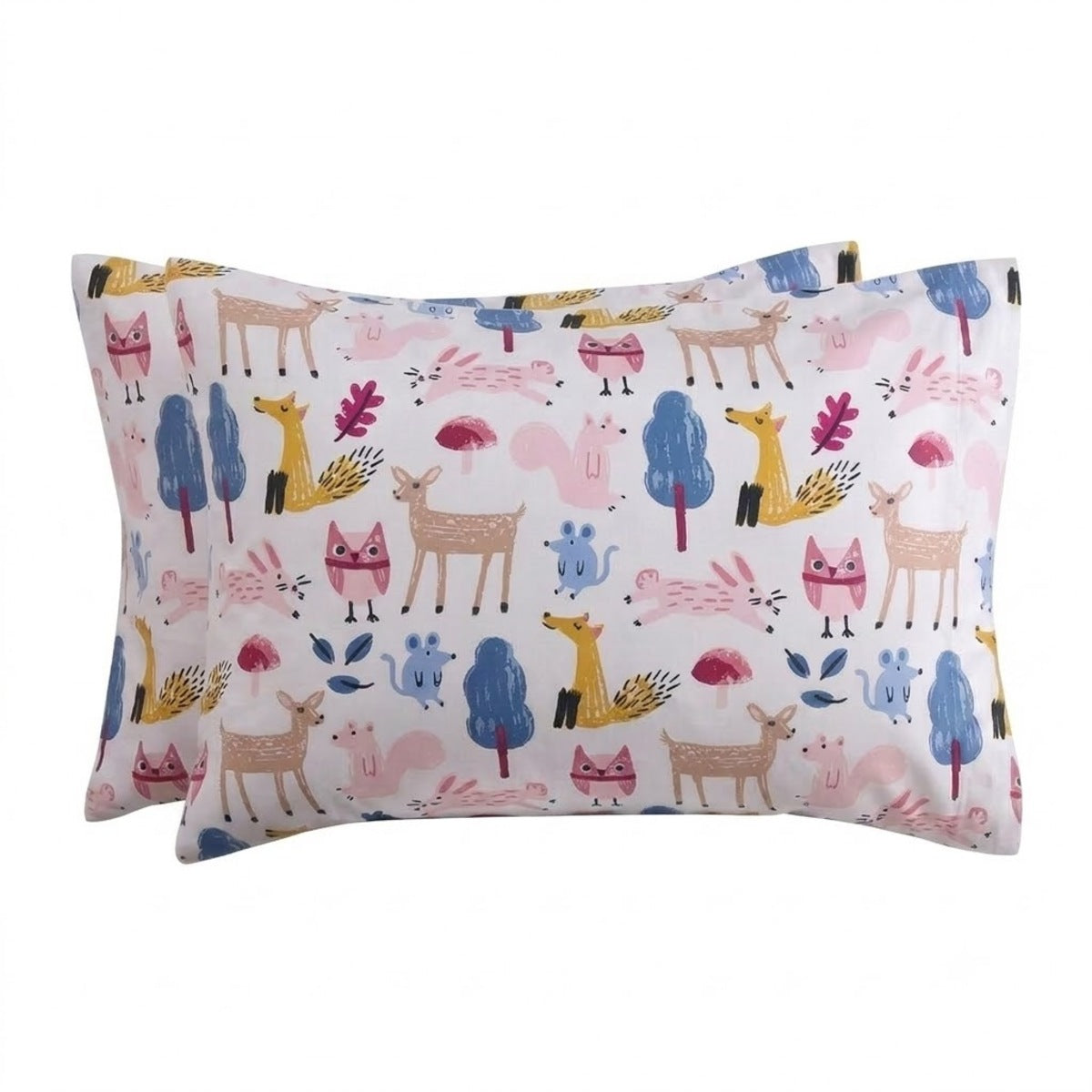 Par de Fundas de Almohada Koala Tamaño Estándar Estampada -Color a Elegir