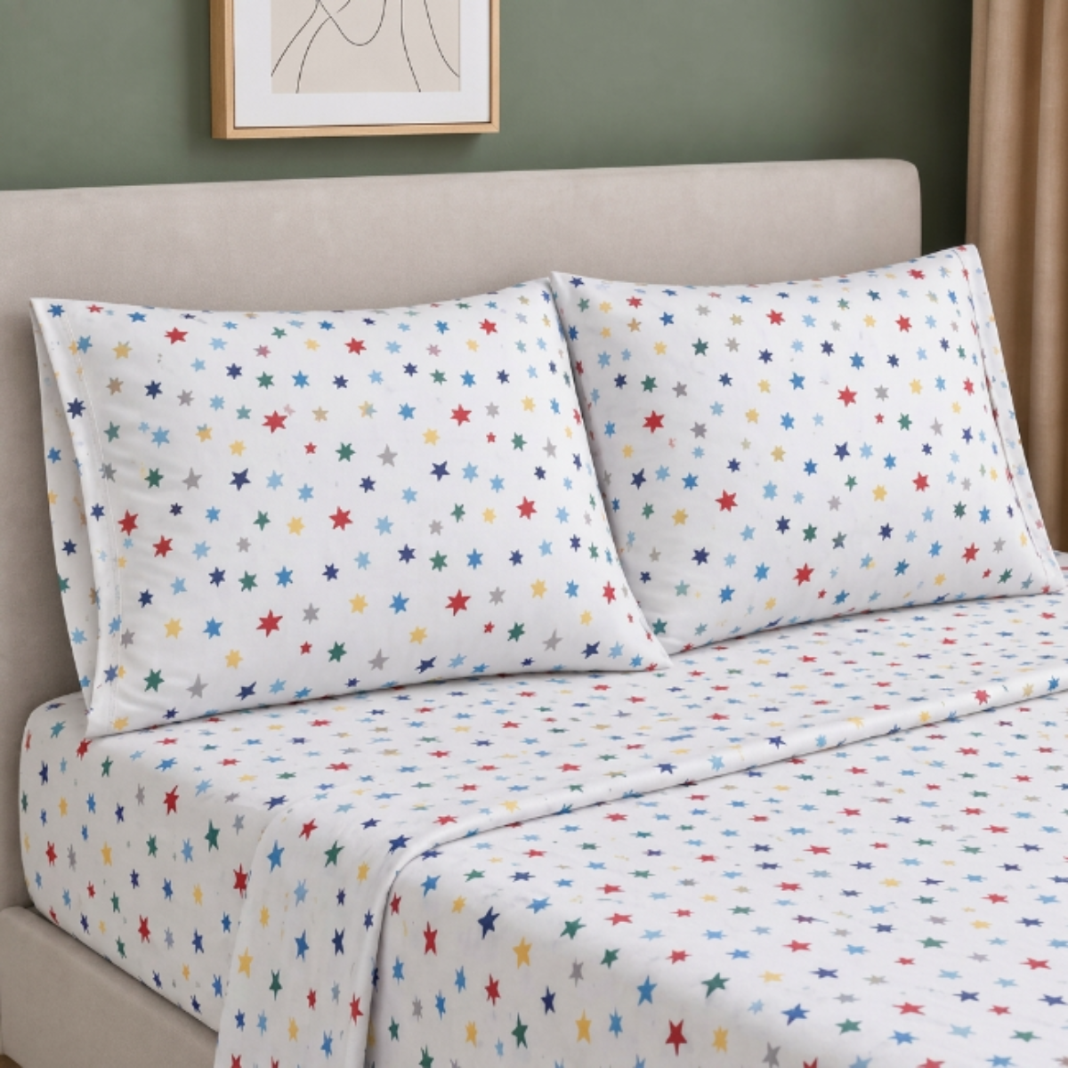 Par de Fundas de Almohada Koala Estampada -Color y tamaño a Elegir