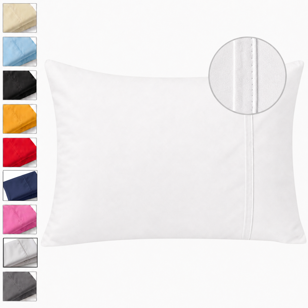 Par de Fundas de Almohada Koala Tamaño Estándar -Color a Elegir