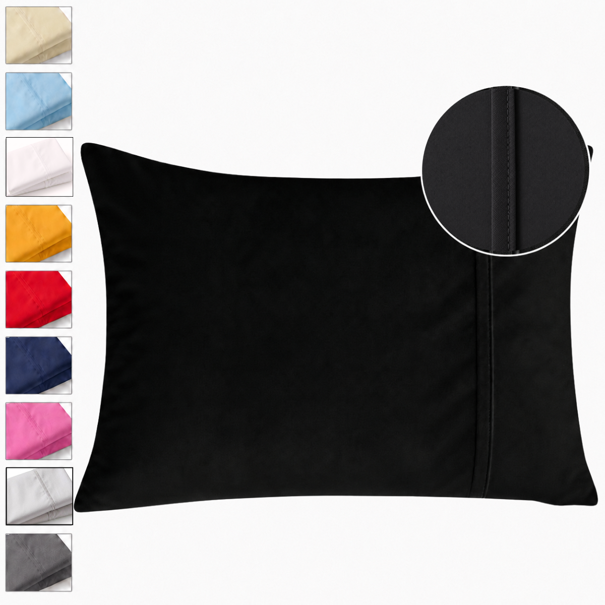 Par de Fundas de Almohada Koala Tamaño King Size -Color a Elegir