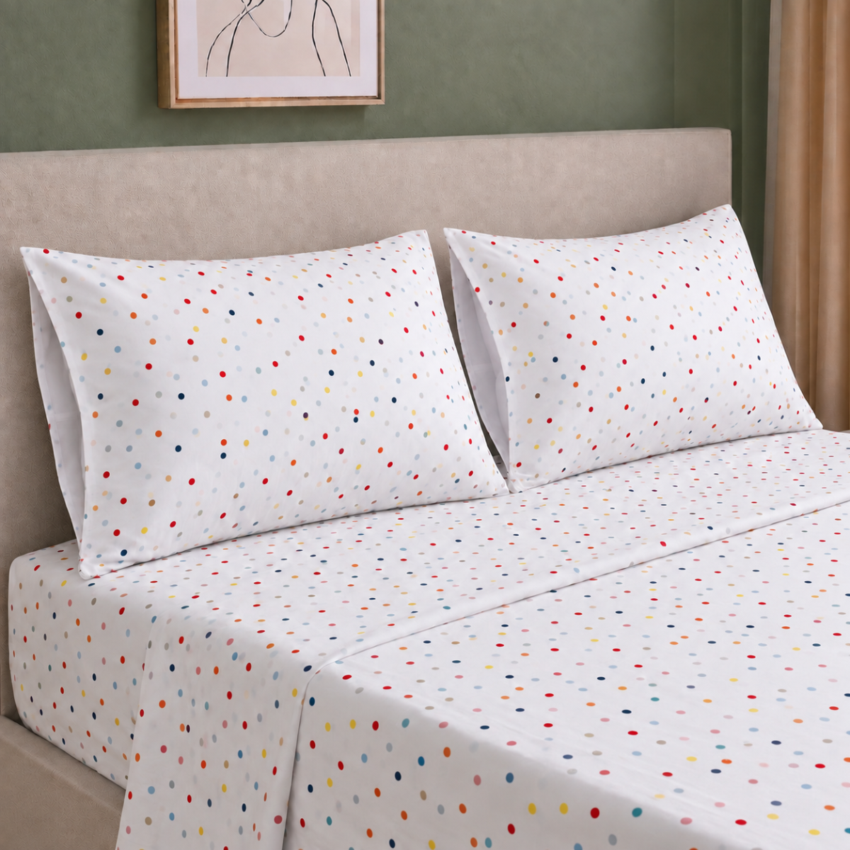 Par de Fundas de Almohada Koala Estampada -Color y tamaño a Elegir