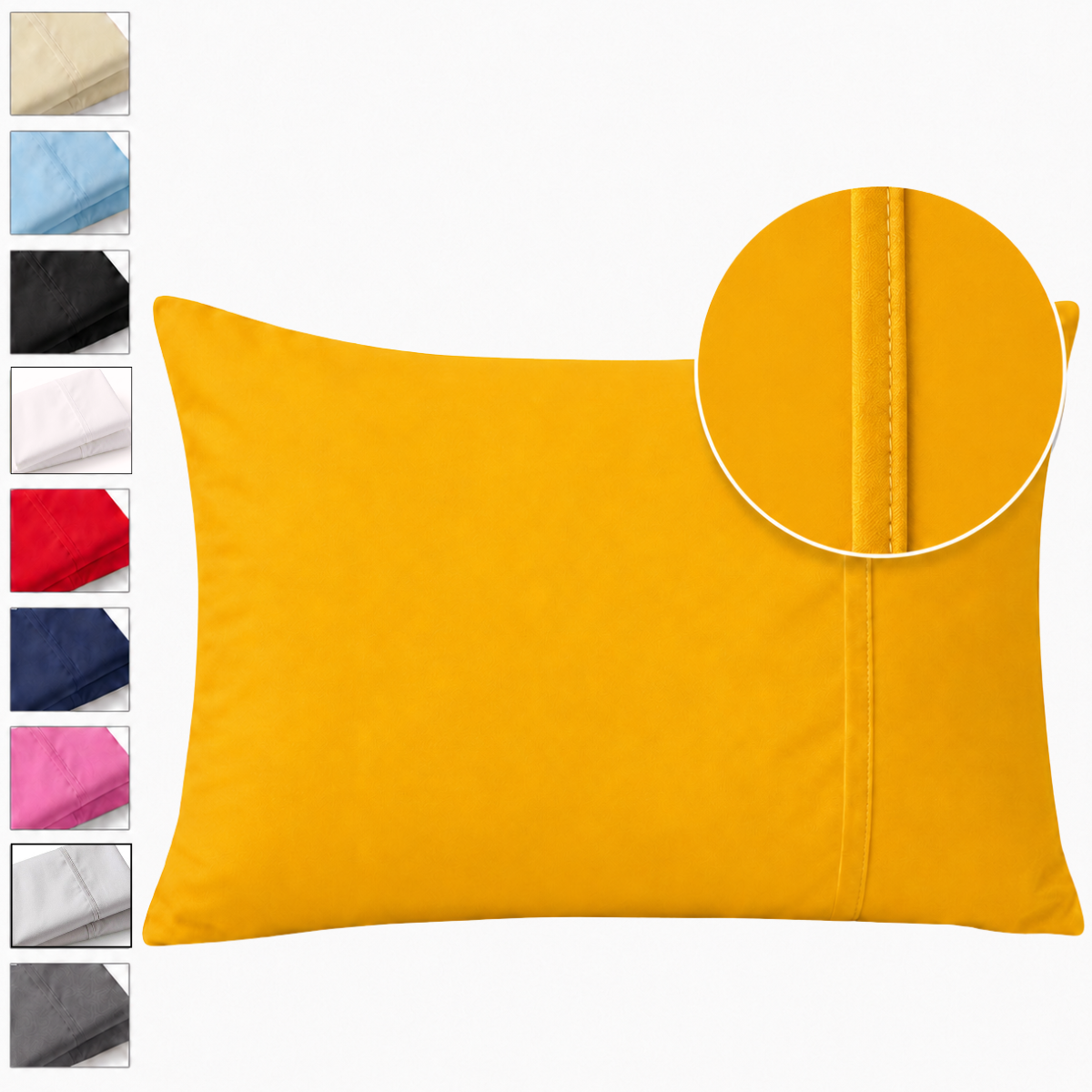 Par de Fundas de Almohada Koala Tamaño Estándar -Color a Elegir