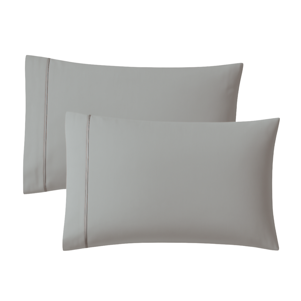 2 Fundas De Almohada Tencel - Eucalipto Premium -Tamaño a elegir