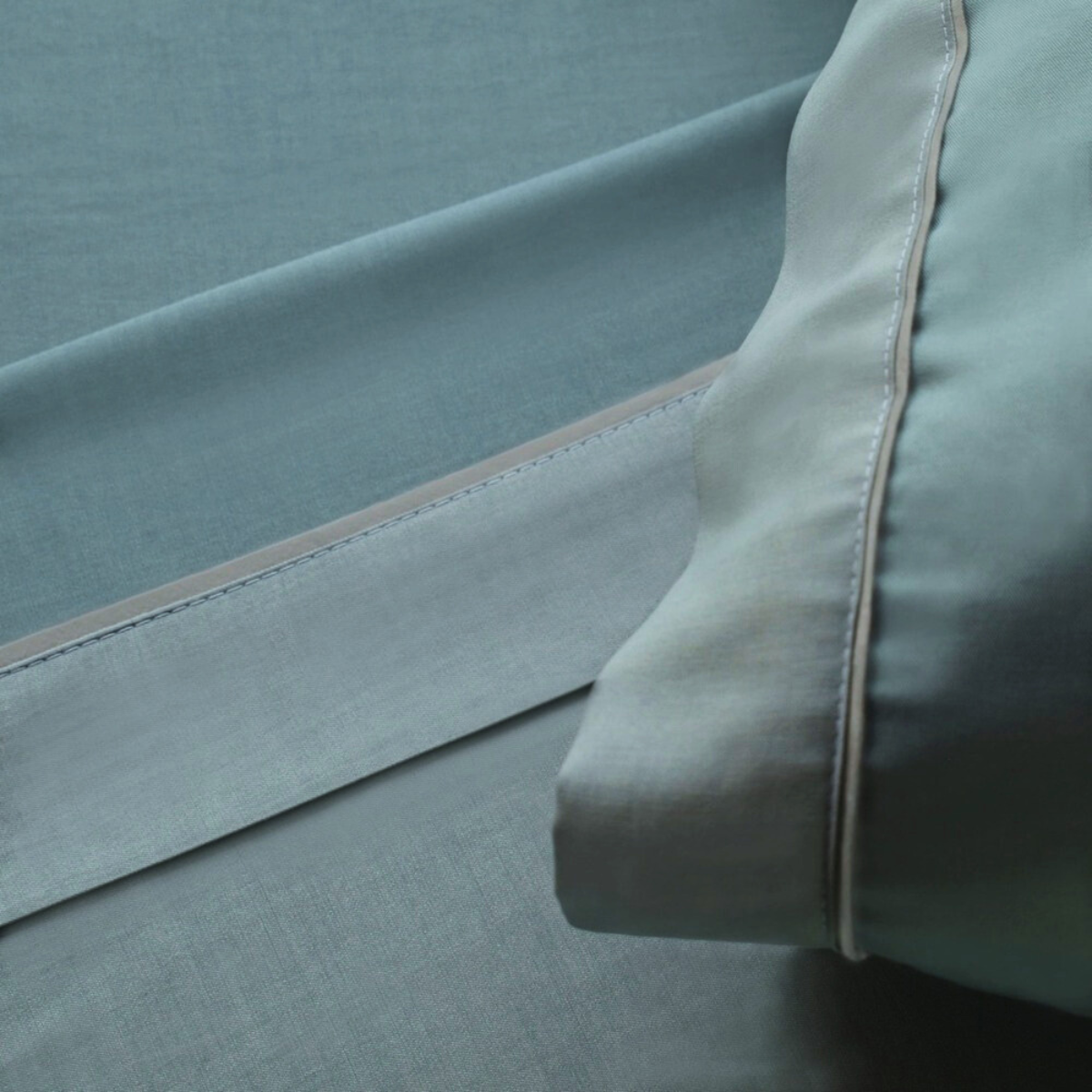 2 Fundas De Almohada Tencel - Eucalipto Premium -Tamaño a elegir