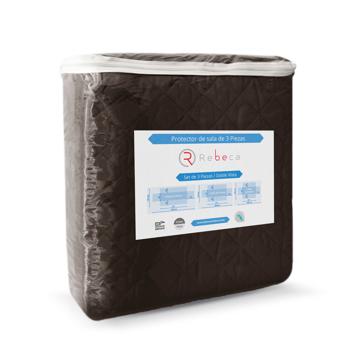 Juego de Protector de Sala de 3 Piezas - 2 Vistas - Color a elegir