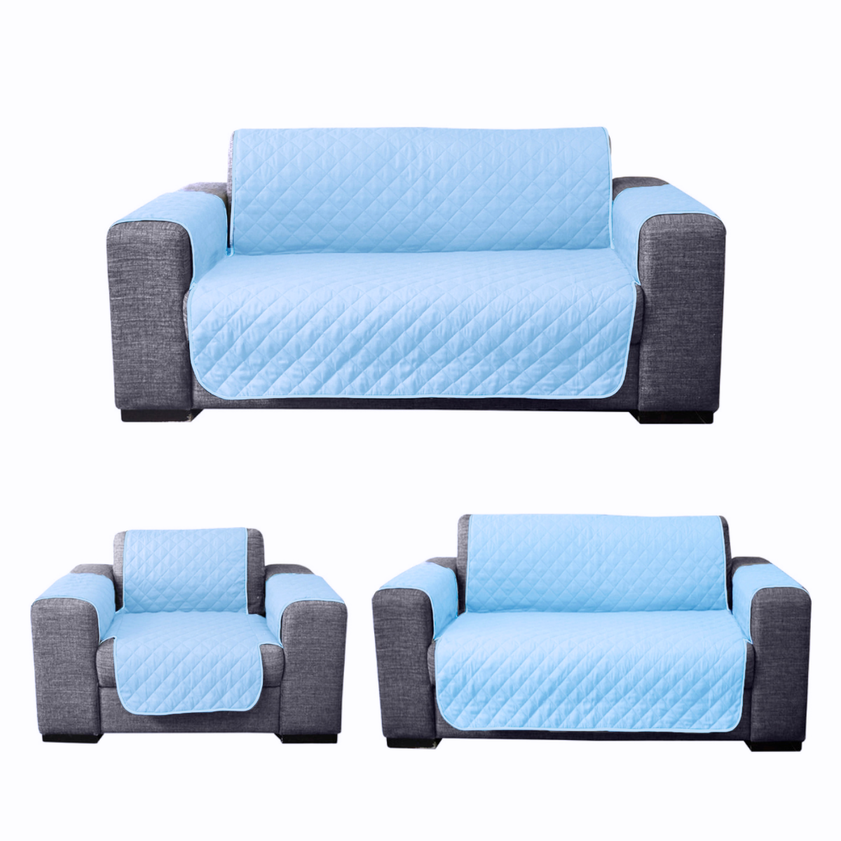 Juego de Protector de Sala de 3 Piezas - 2 Vistas - Color a elegir