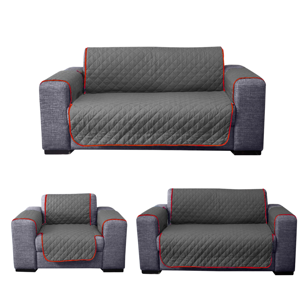 Juego de Protector de Sala de 3 Piezas - 2 Vistas - Color a elegir