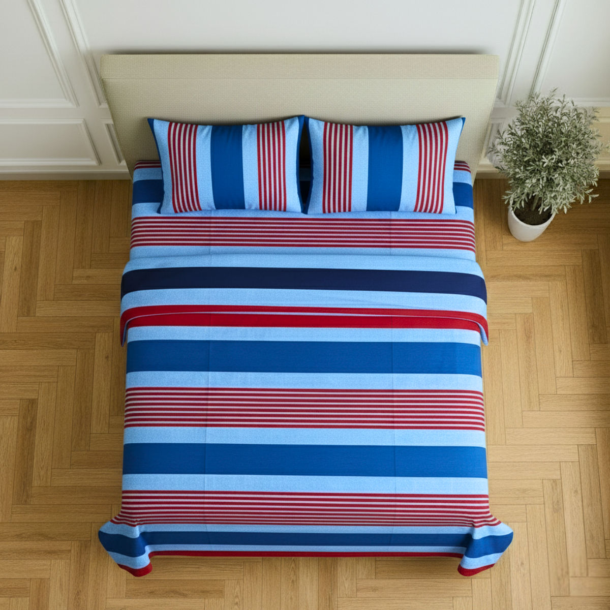 Juego de Sábanas Básica Algodón Percal 200 Estampado -Tamaño y color a elegir