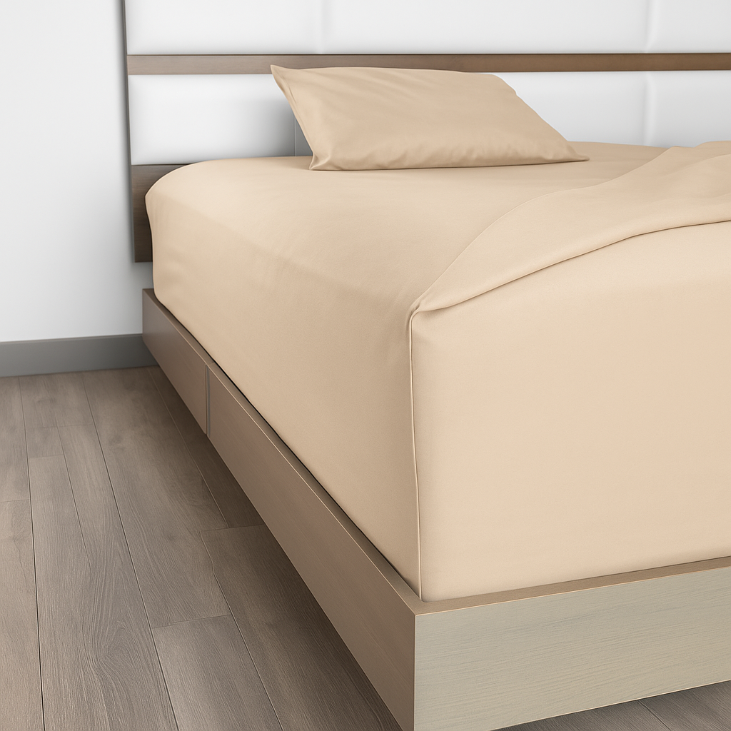 Juego de Sábanas Básica Algodón Percal 200 -Tamaño y color a elegir