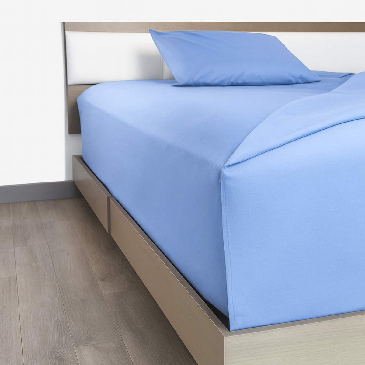 Juego de Sábanas Básica Algodón Percal 200 -Tamaño y color a elegir