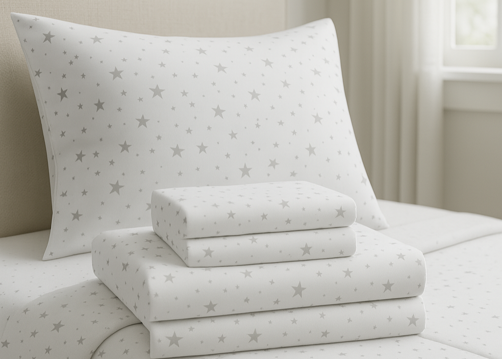 Juego de Sábanas Básica Algodón Percal 200 Estampado -Tamaño y color a elegir