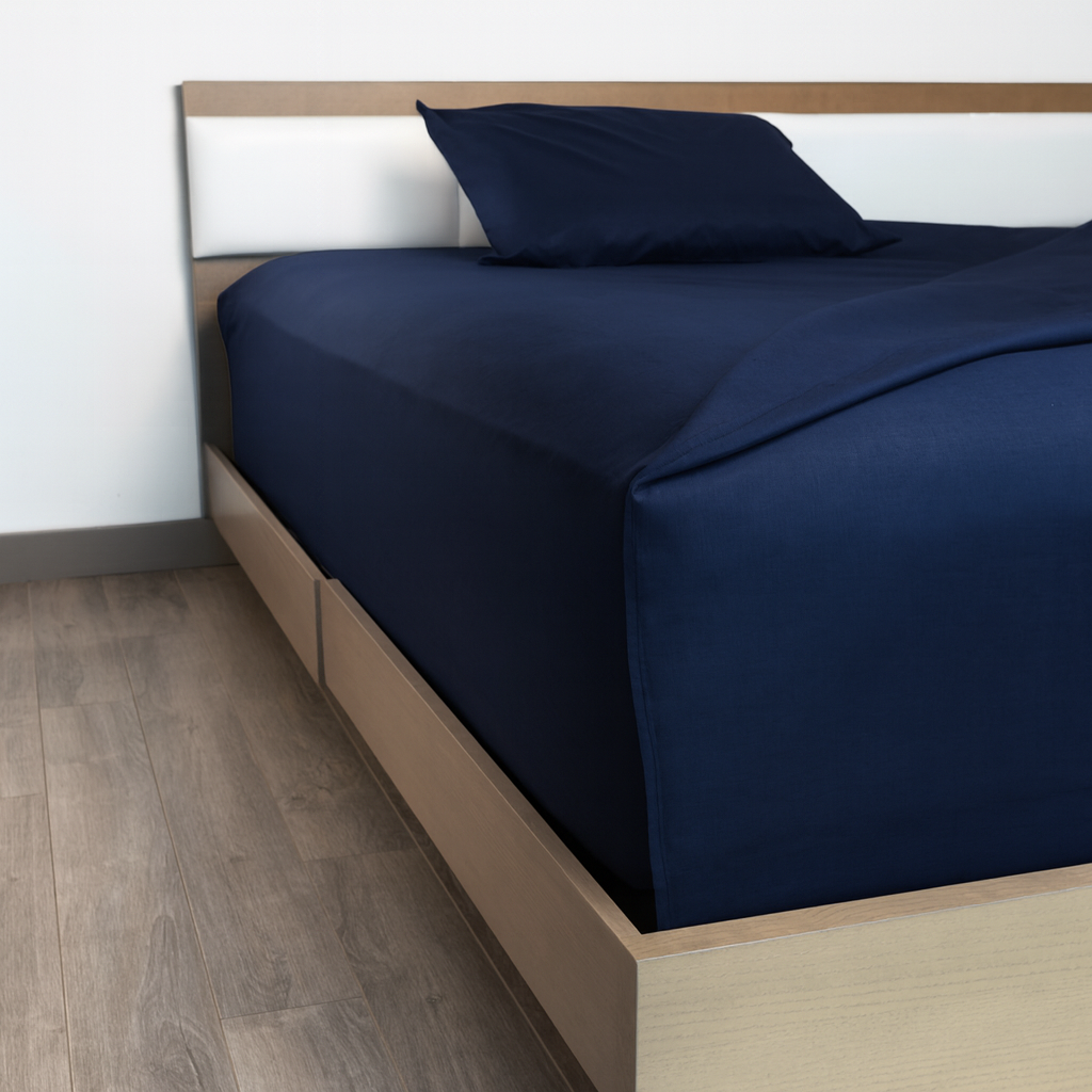 Juego de Sábanas Básica Algodón Percal 200 -Tamaño y color a elegir