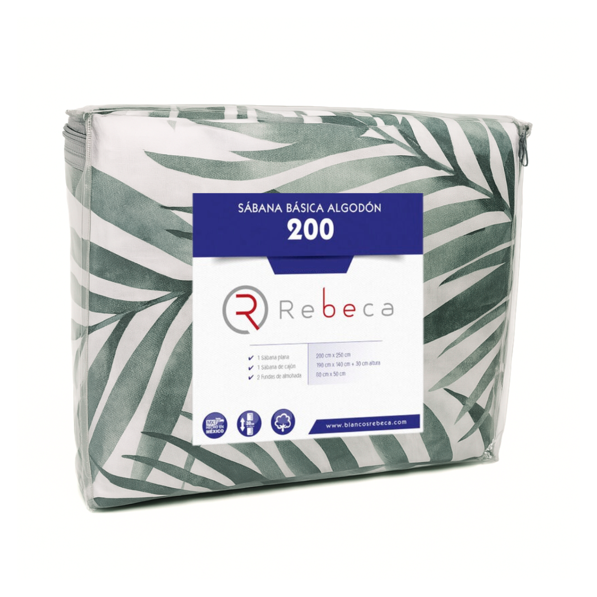 Juego de Sábanas Básica Algodón Percal 200 Estampado -Tamaño y color a elegir