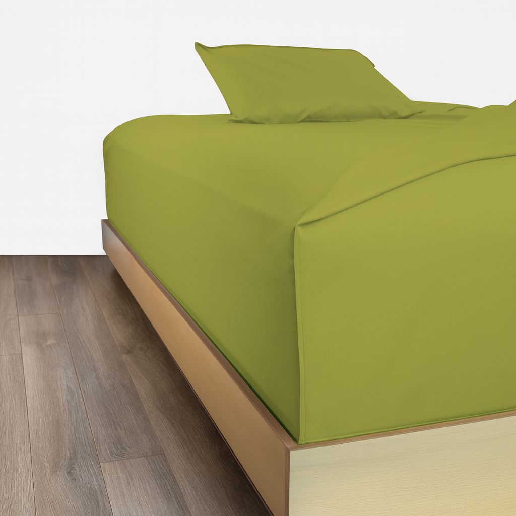 Juego de Sábanas Básica Algodón Percal 200 -Tamaño y color a elegir