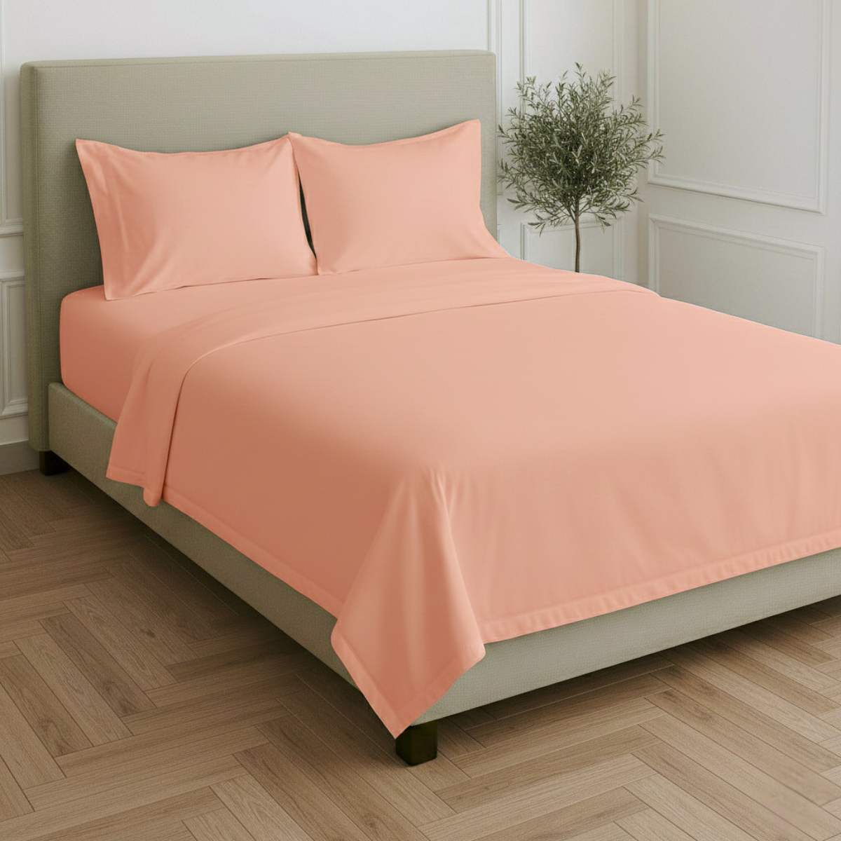 Juego de Sábanas Básica Algodón Percal 200 -Tamaño y color a elegir