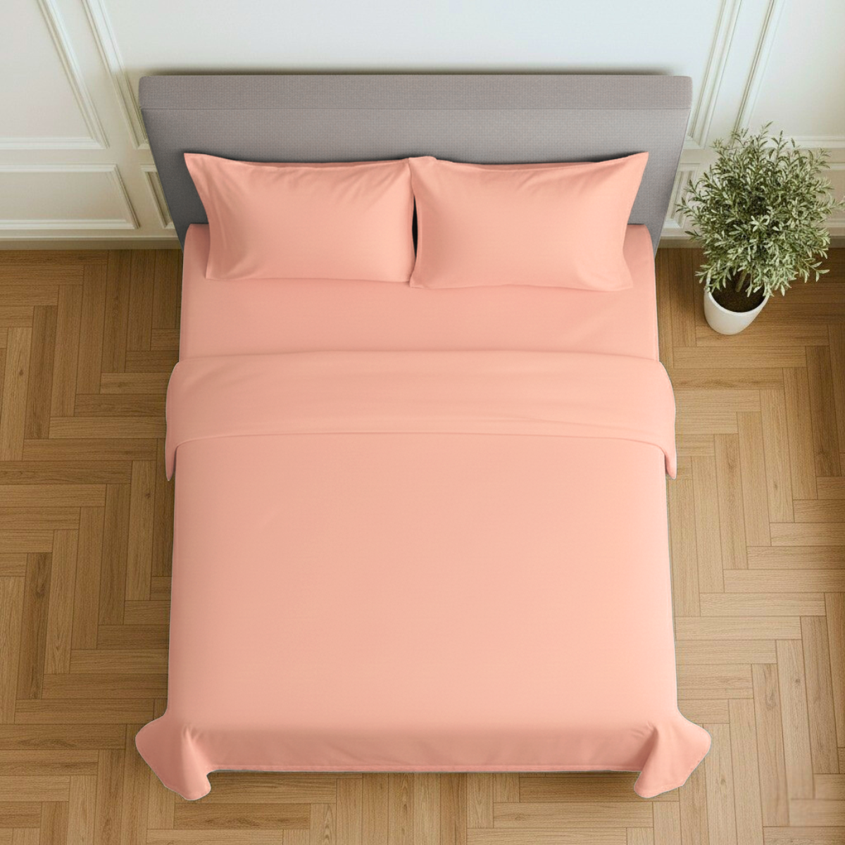 Juego de Sábanas Básica Algodón Percal 200 -Tamaño y color a elegir