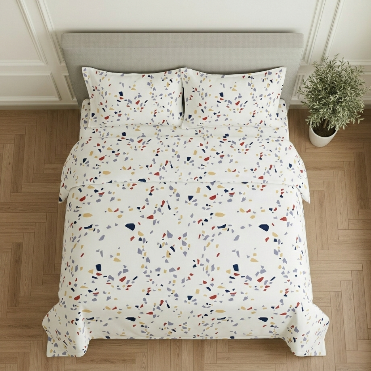 Juego de Sábanas Básica Algodón Percal 200 Estampado -Tamaño y color a elegir