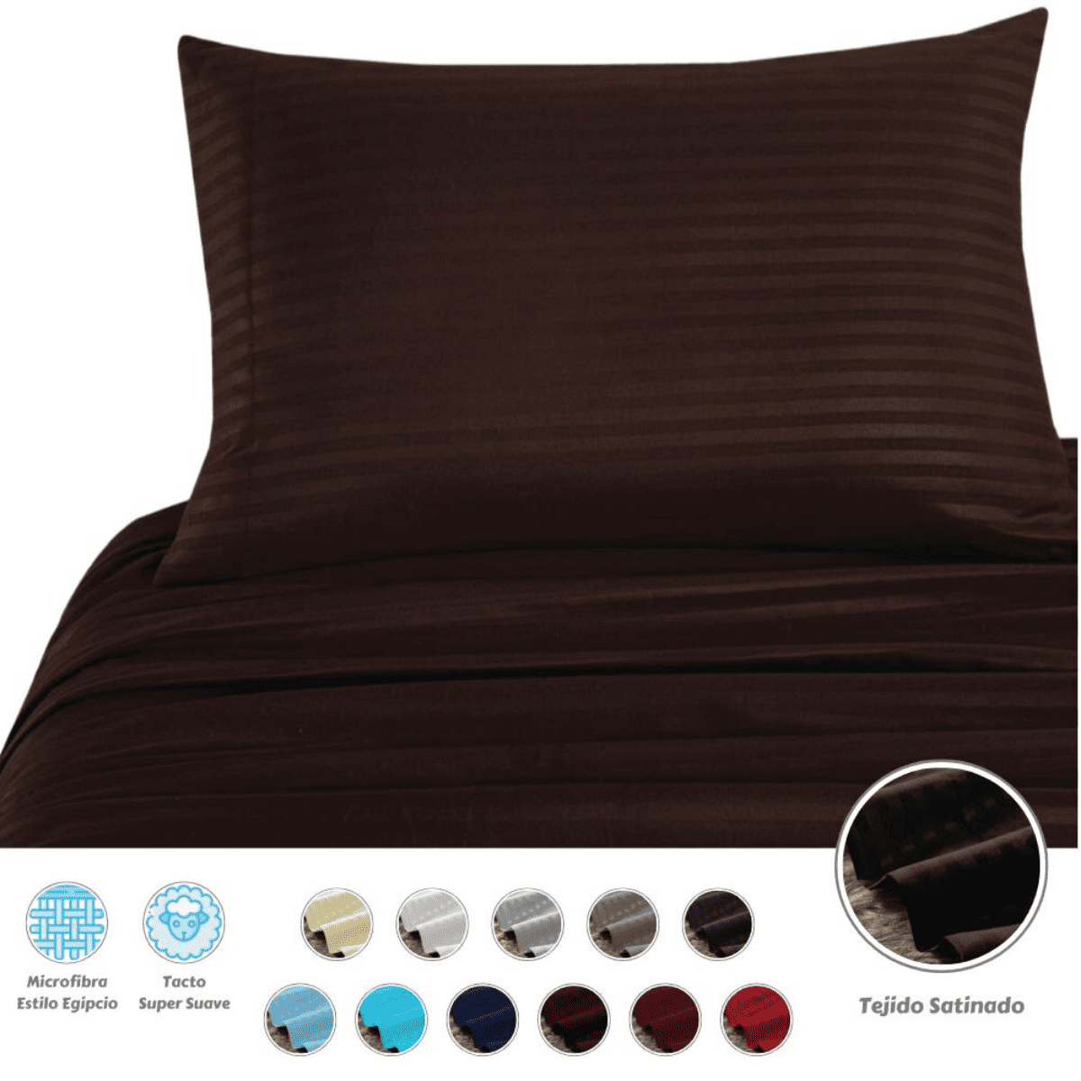 Juego de Sábanas Microfibra Suave Quetzal