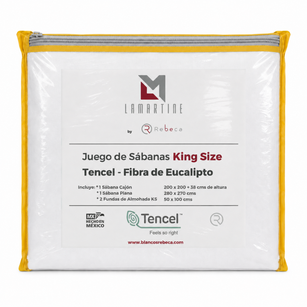 Juego de Sábanas Tencel - Fibra de Eucalipto Ultra-fresco y Ultra-suave - Tamaño y Color a Elegir