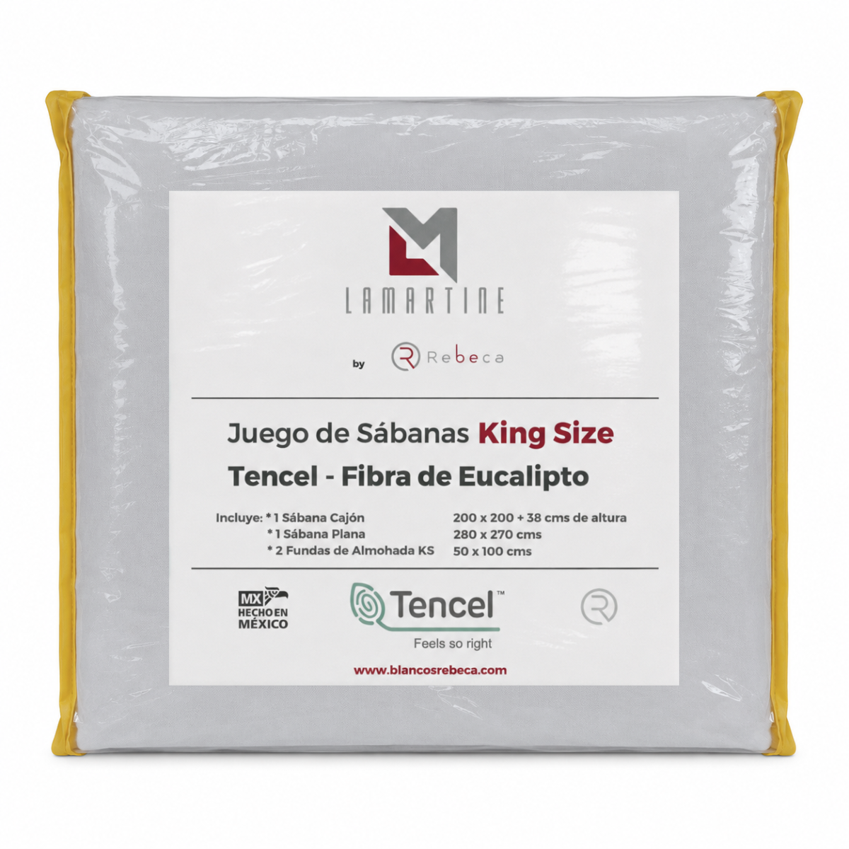 Juego de Sábanas Tencel - Fibra de Eucalipto Ultra-fresco y Ultra-suave - Tamaño y Color a Elegir