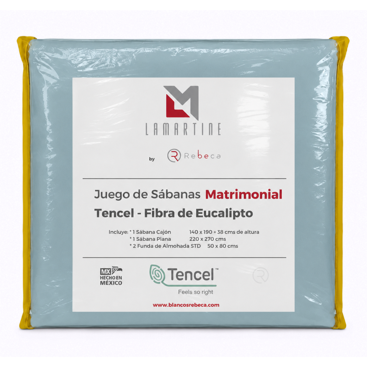 Juego de Sábanas Tencel - Fibra de Eucalipto Ultra-fresco y Ultra-suave - Tamaño y Color a Elegir