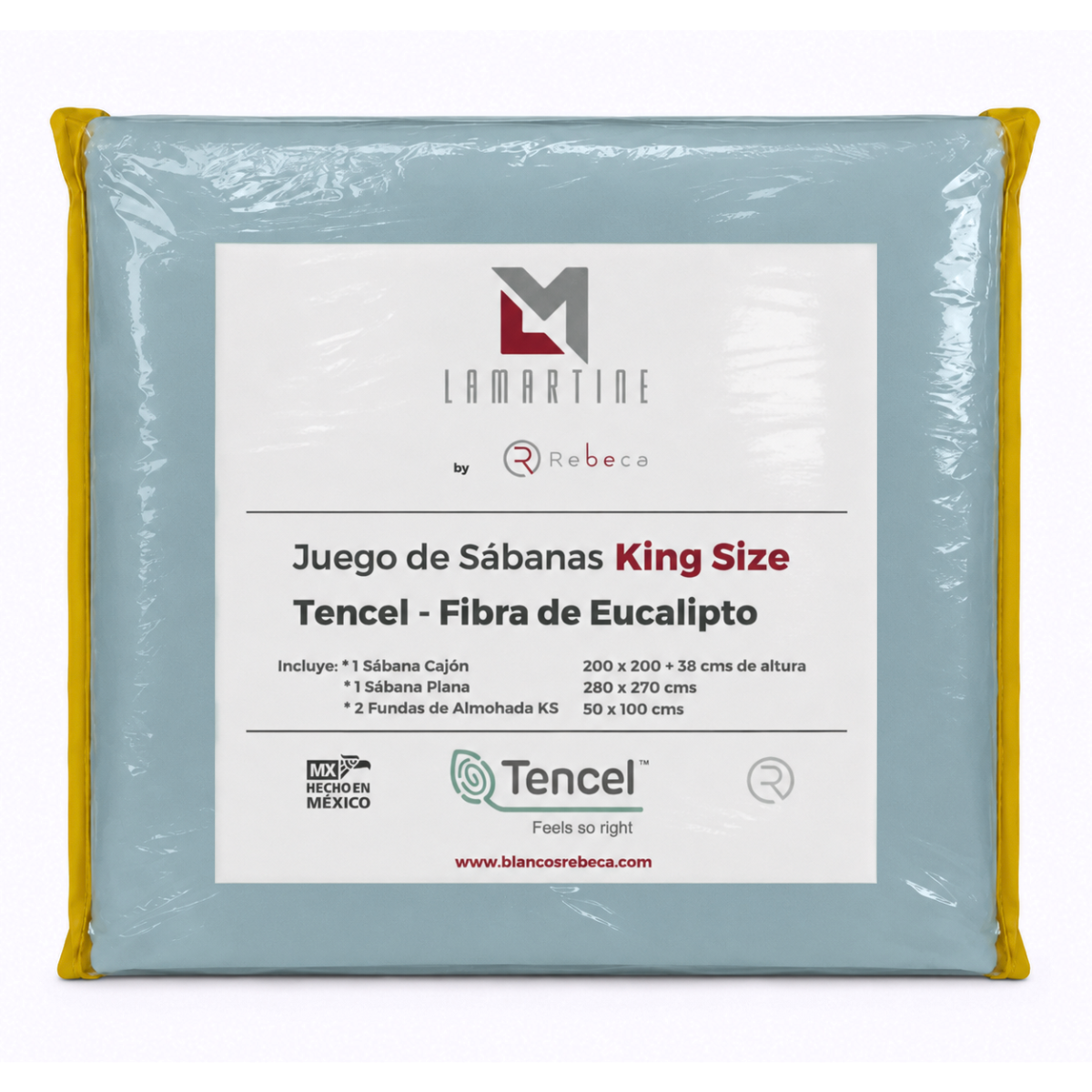 Juego de Sábanas Tencel - Fibra de Eucalipto Ultra-fresco y Ultra-suave - Tamaño y Color a Elegir