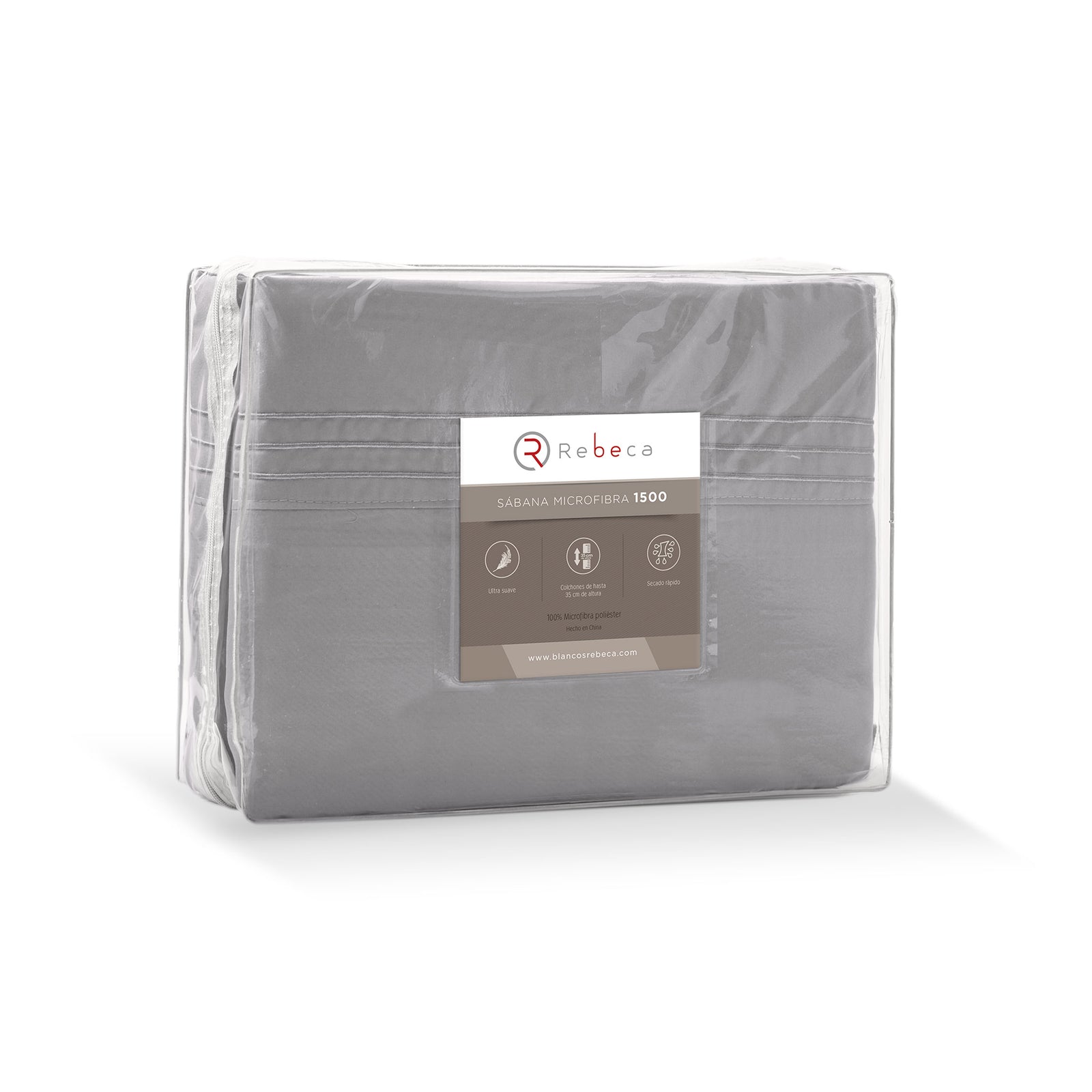 Juego de Sábanas Microfibra Ultrasuave 1500 -Tamaño y color a elegir