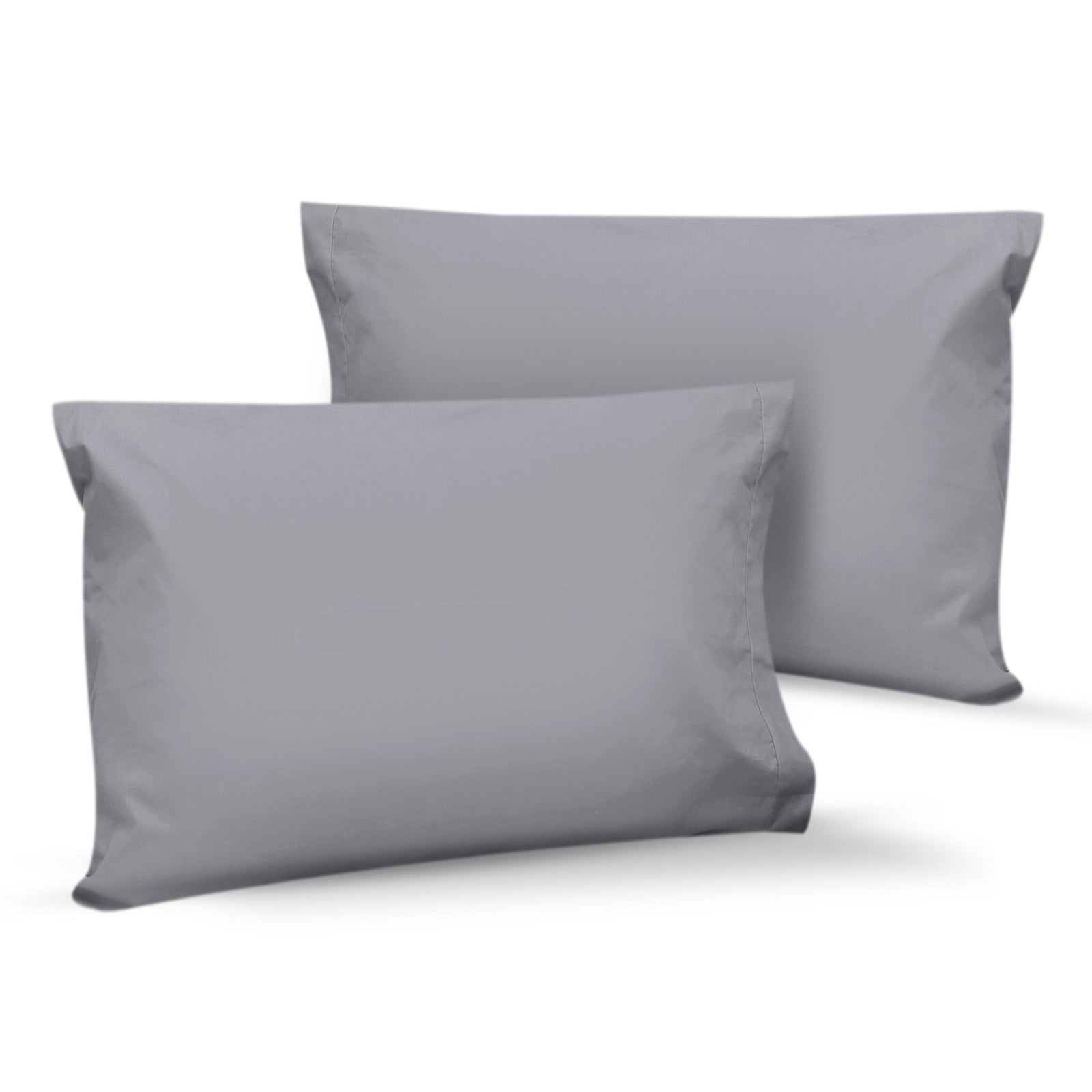 Par de Fundas de Almohada Confort Percal 300 Tamaño Estándar - Color a Elegir