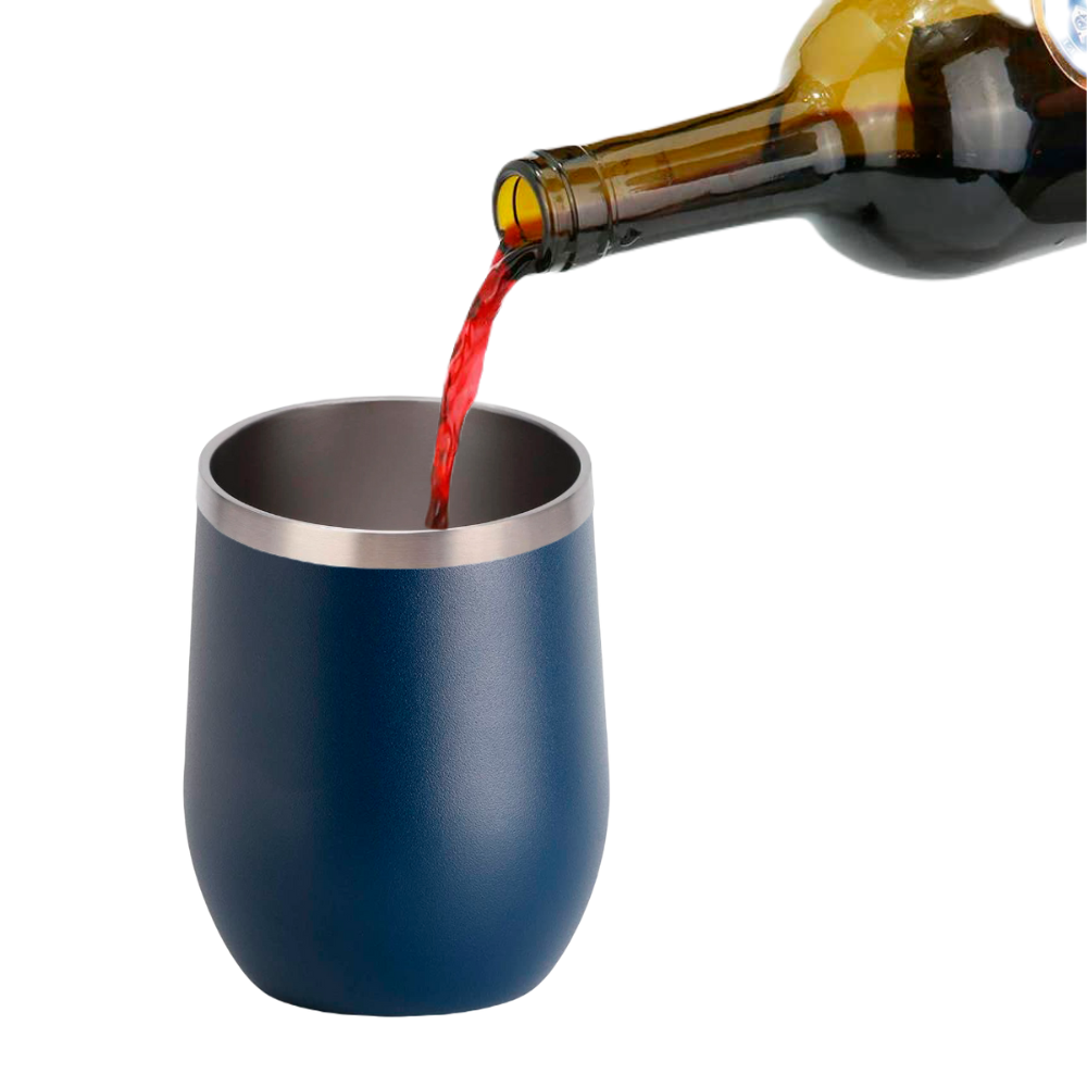 Termo Copa De Vino 355 Ml - Acero Doble Capa - Origami Home